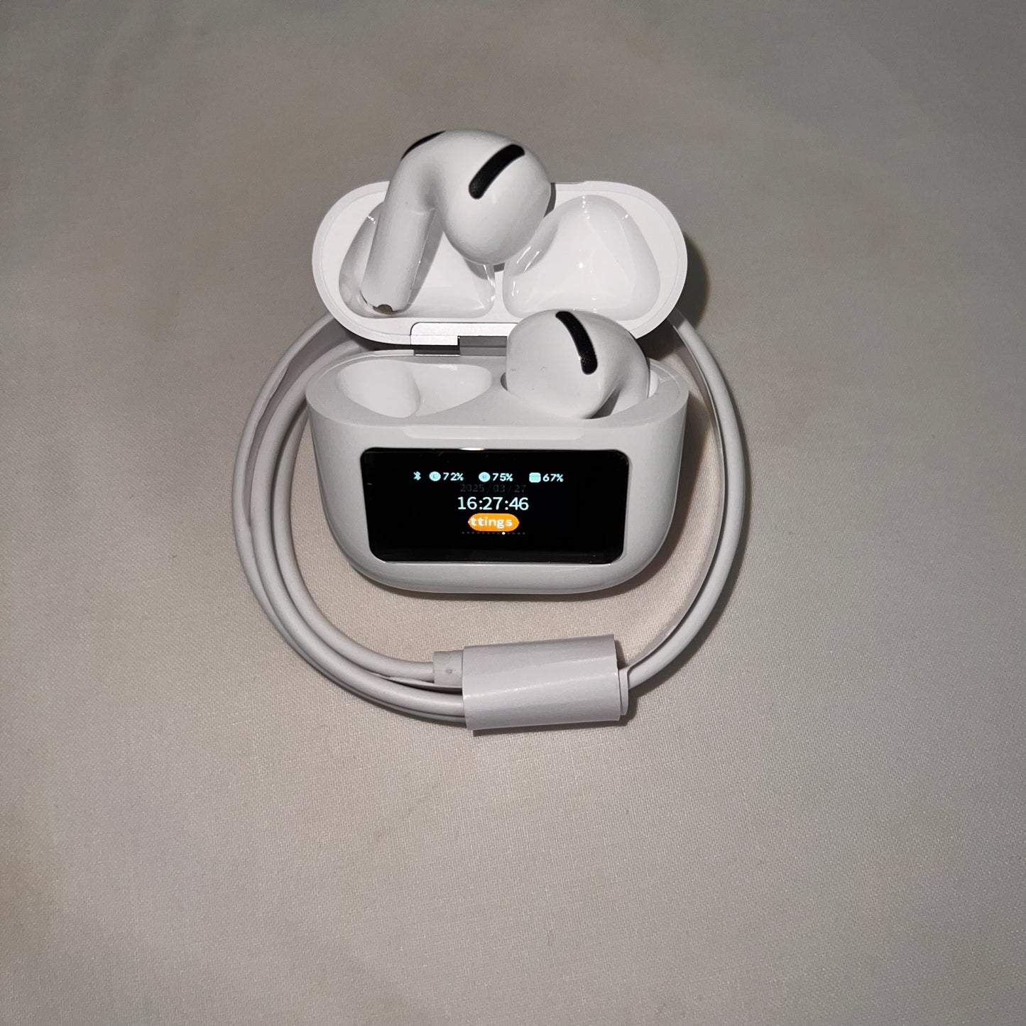 AirPods 4 Ă©cran tactile