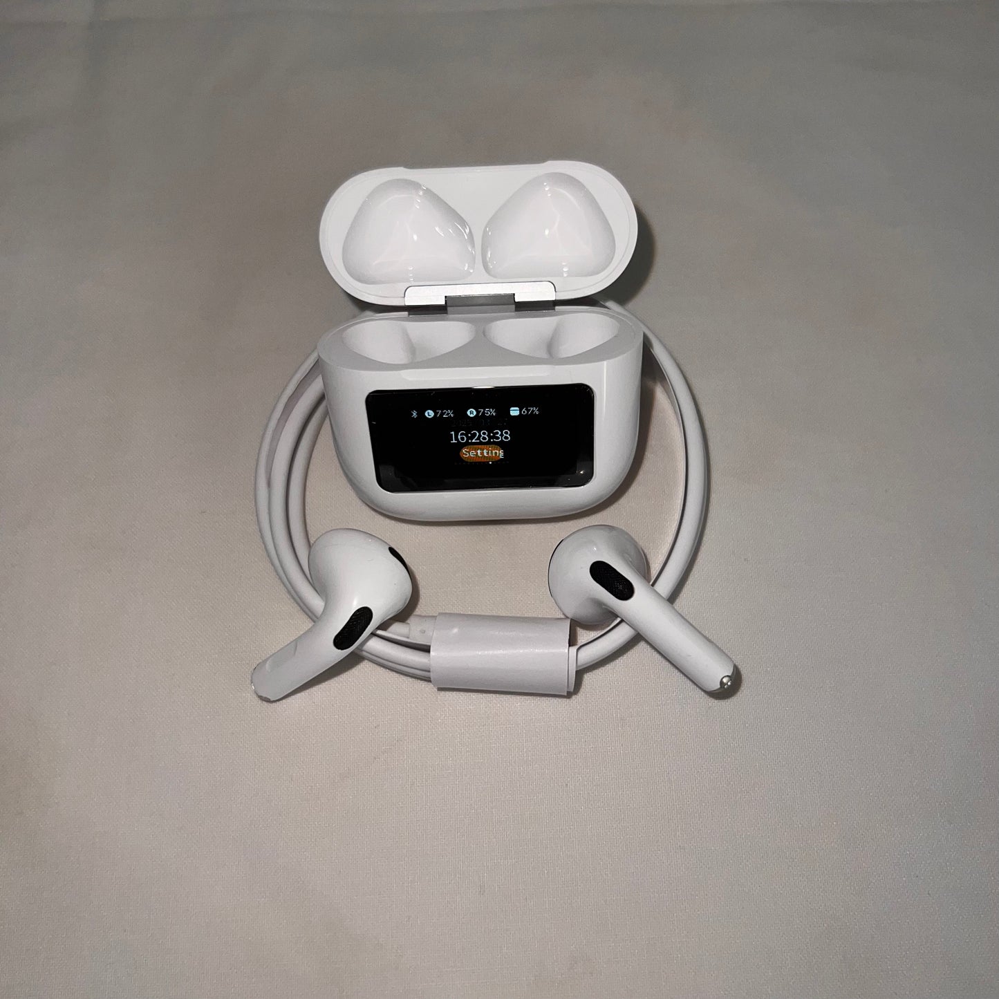 AirPods 4 Ă©cran tactile