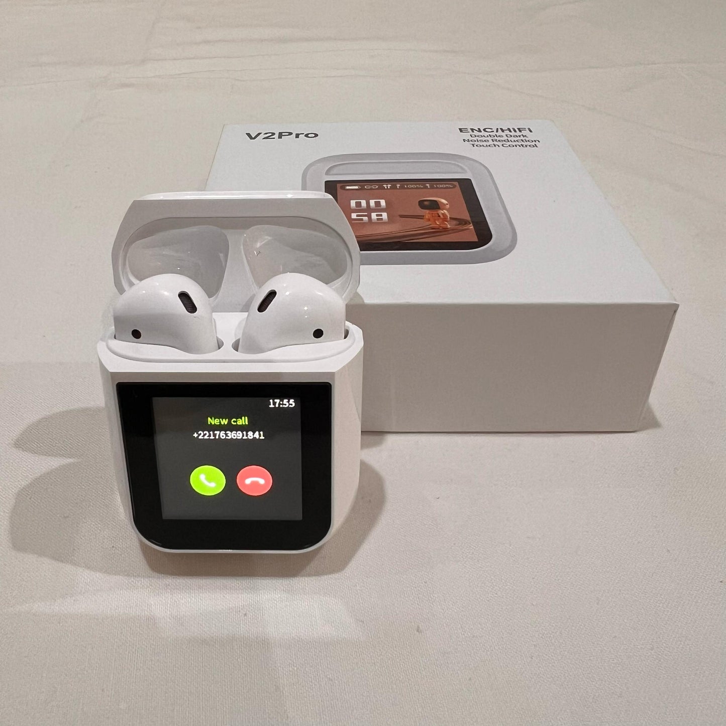 AirPods 2 Ă©cran tactile